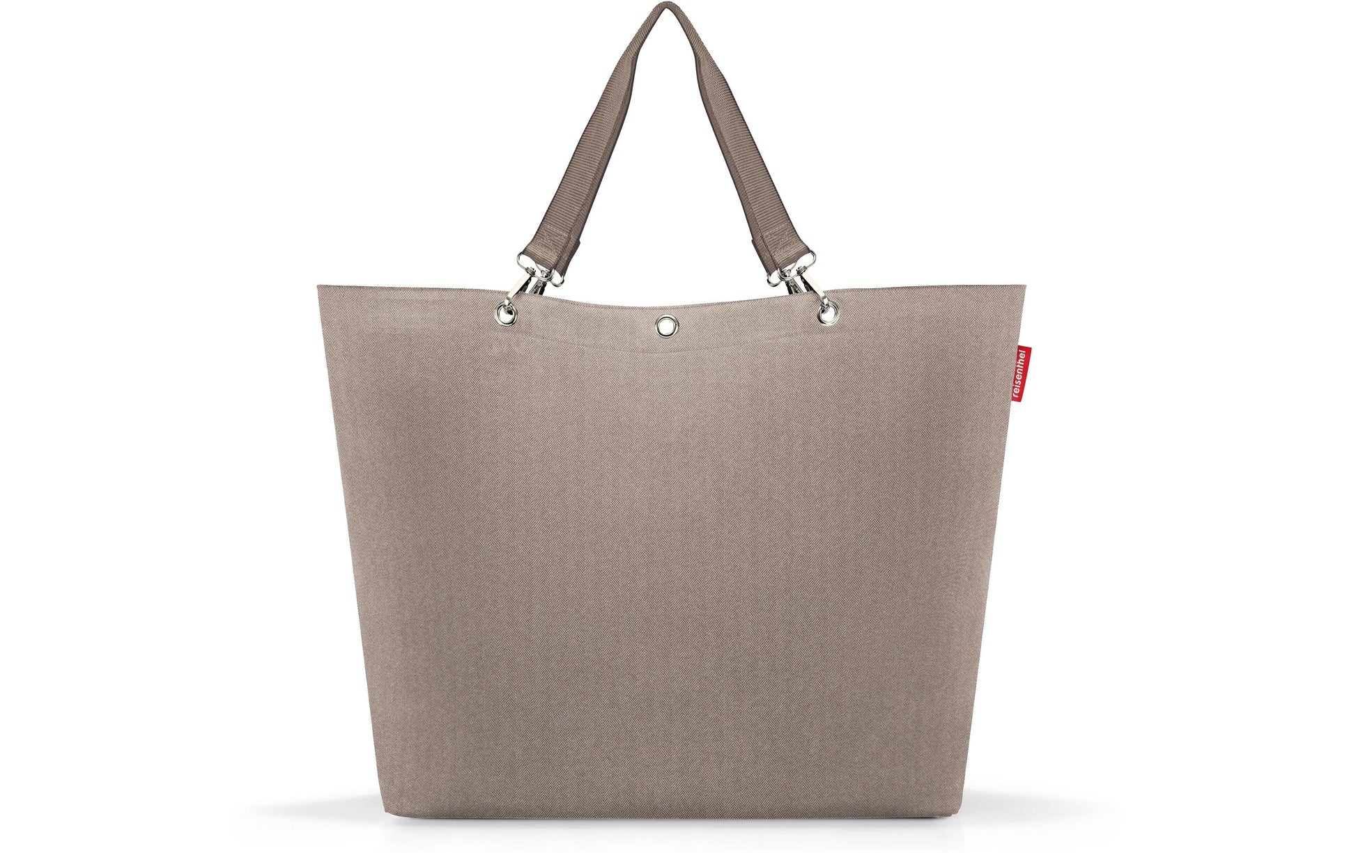 Reisenthel Stofftasche, Polyester, Motiv Herringbone Mokka, 680×455×200 mm