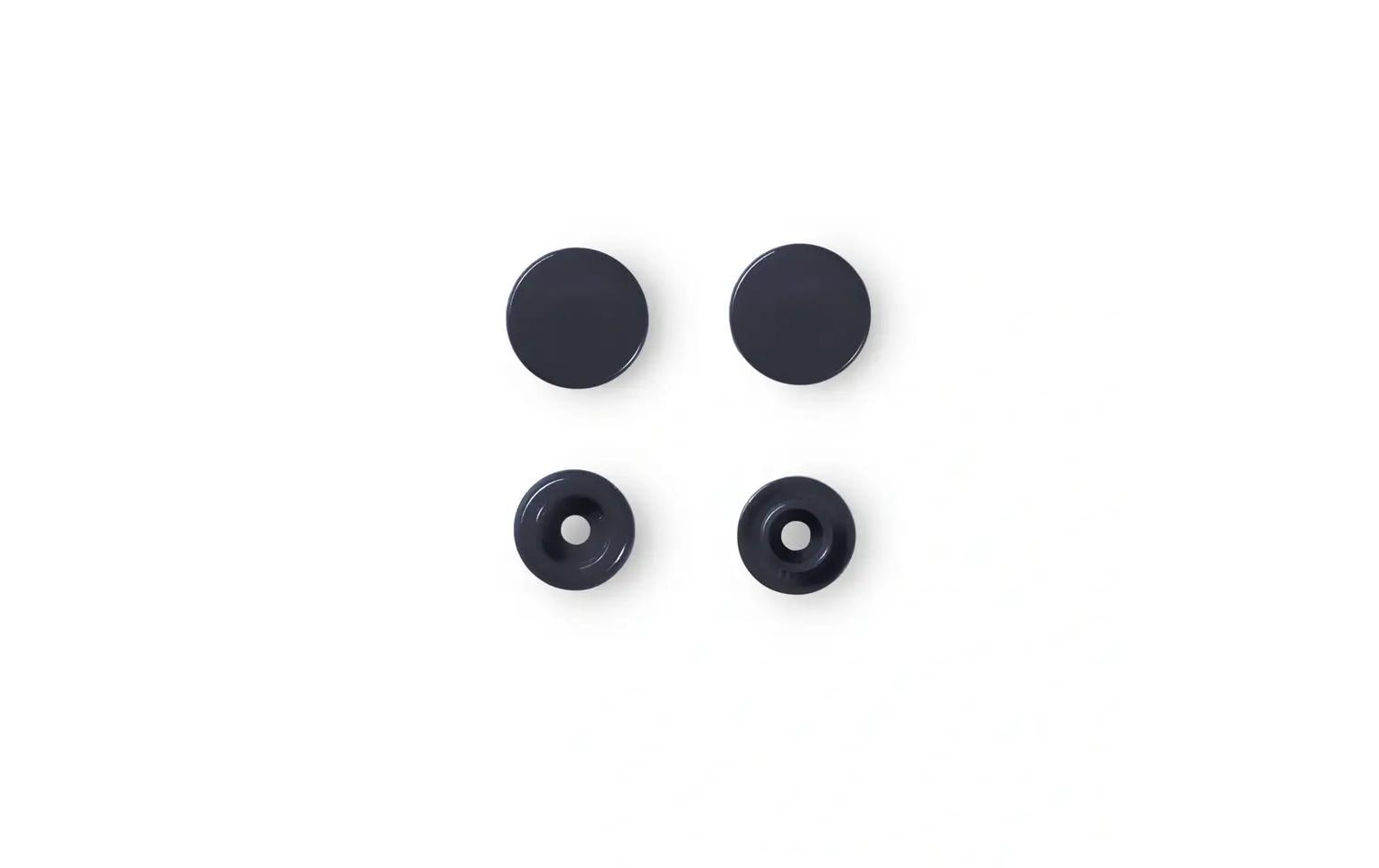 Prym Ösen Ø 12,4 mm – Polyoxymethylen (POM), grau, 30 Stück