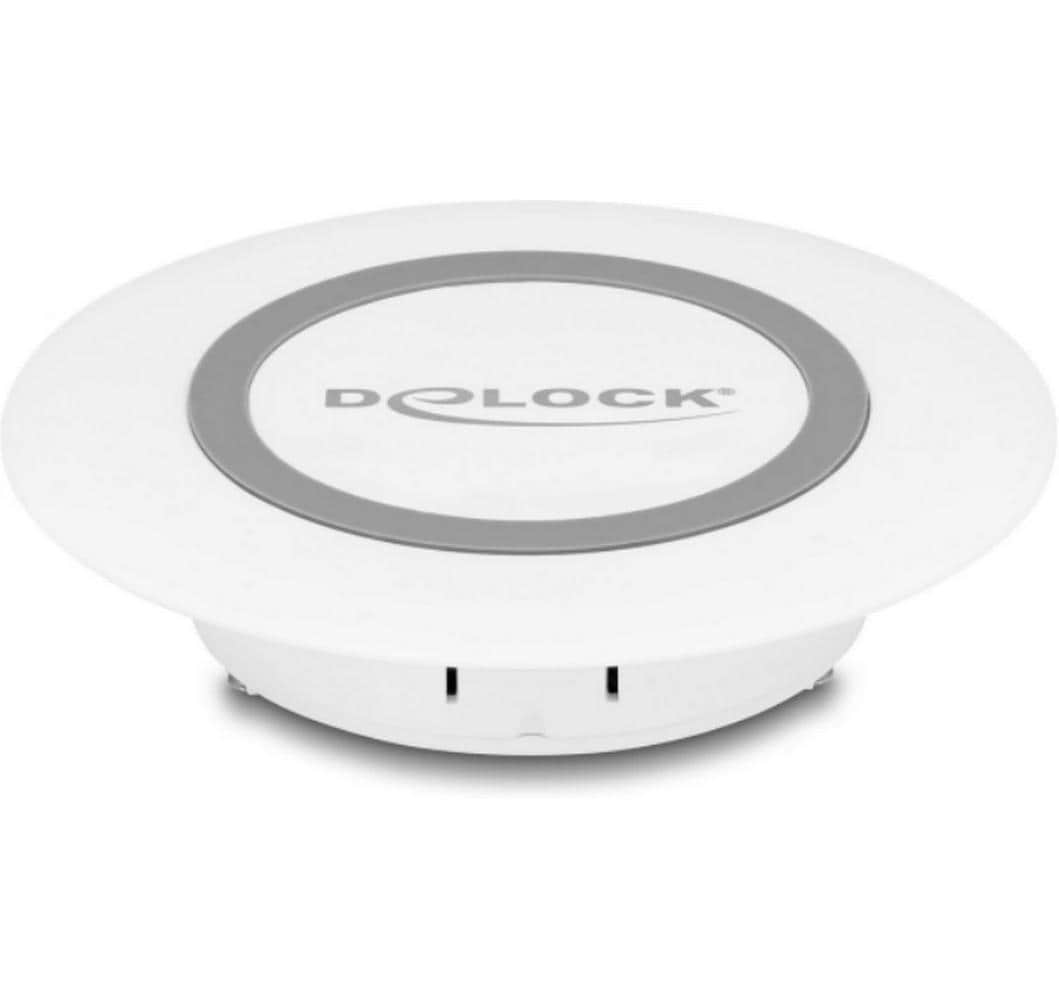 Delock 66260 Kabelloses Ladegerät 15 W – Qi – Tischeinbau – USB-C×1 – für Smartphone – Weiss