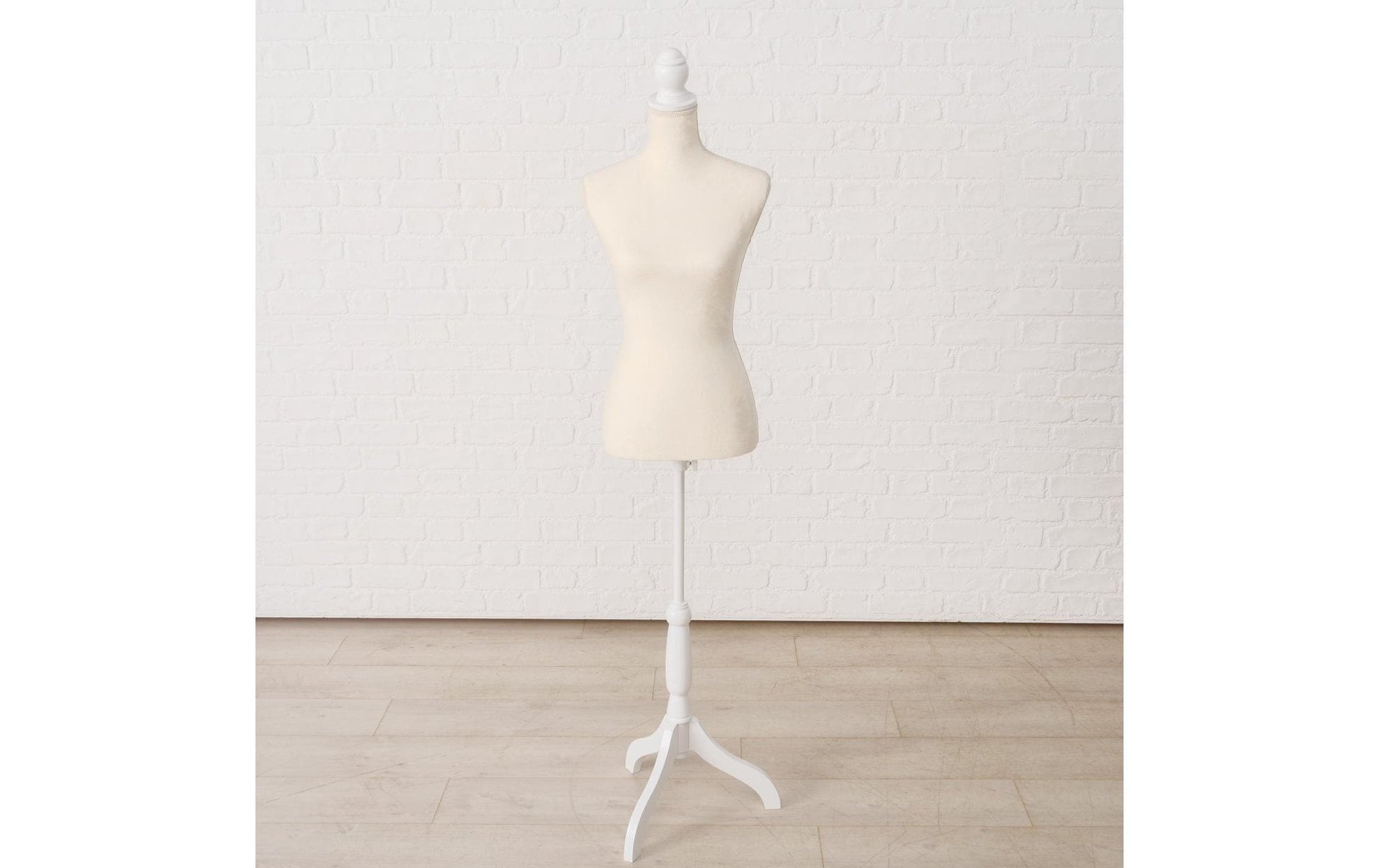 Boltze Garderobenständer – Holz/Polyester, Weiss, 39,5 × 39,5 × 161 cm