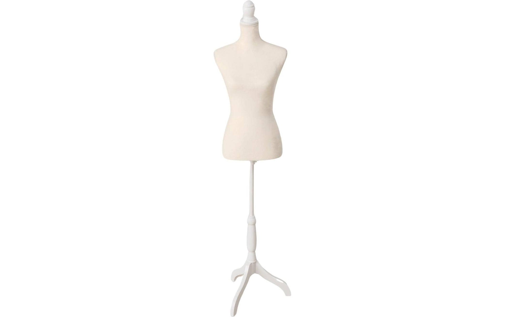 Boltze Garderobenständer – Holz/Polyester, Weiss, 39,5 × 39,5 × 161 cm