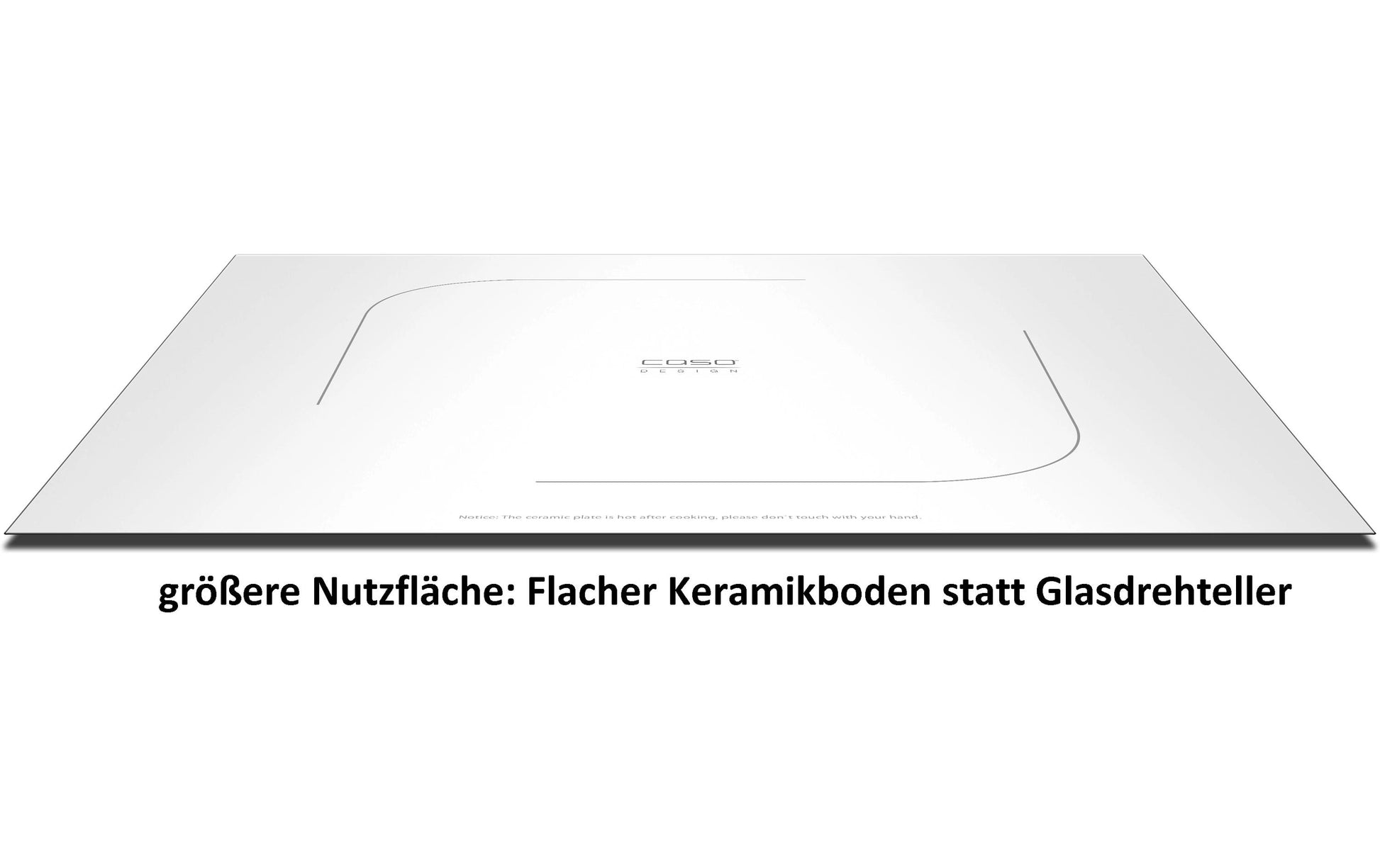Caso Kombi-Mikrowelle MCG30 Ceramic Chef – 30 l, Grill & Heissluft, 900 W – Schwarz