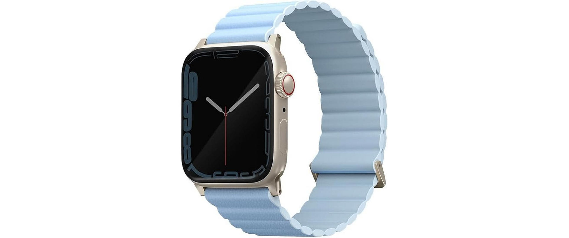 Uniq Revix Premium Edition – Armband – für Apple Watch 40/41/42 mm, Hellblau, Grösse 120–180 mm