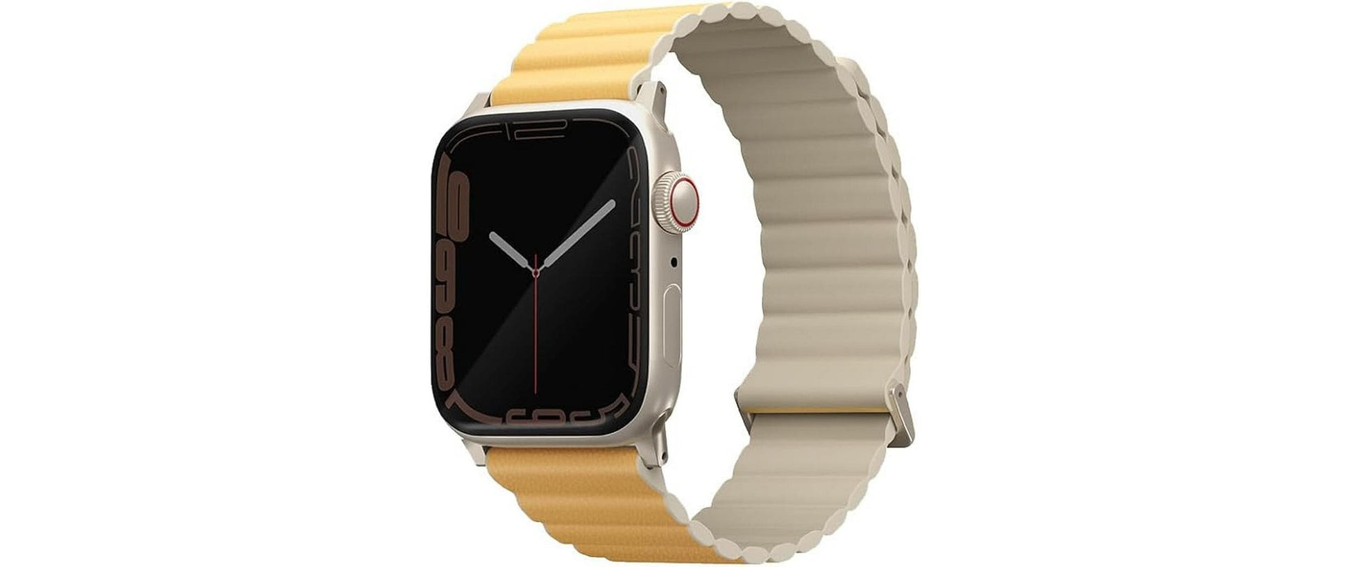 Uniq Revix Premium Edition – Armband – für Apple Watch (diverse Grössen), Gelb, 130–210 mm