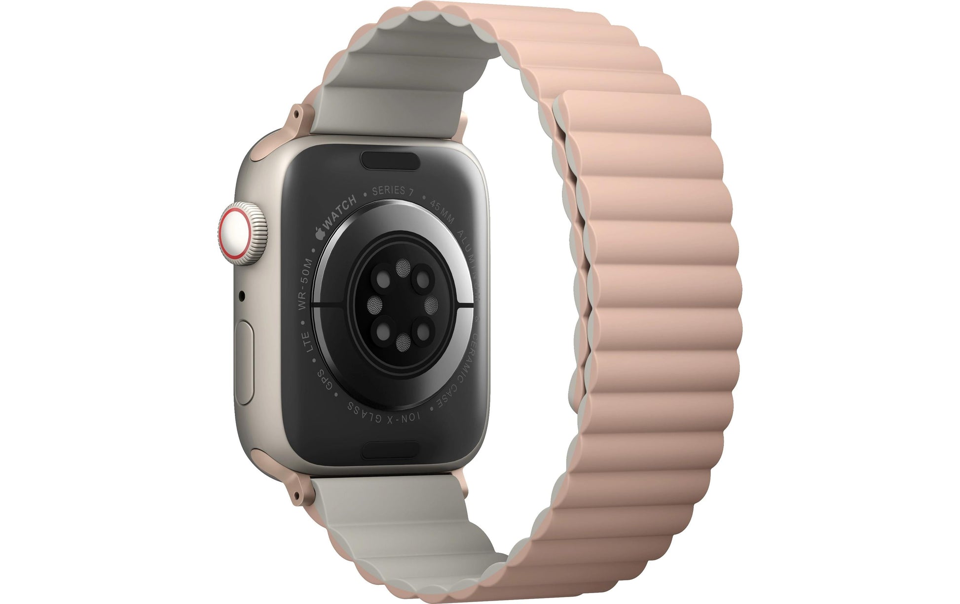 Uniq Revix – Armband – für Apple Watch (40/41/42 mm), Pink, Silikon