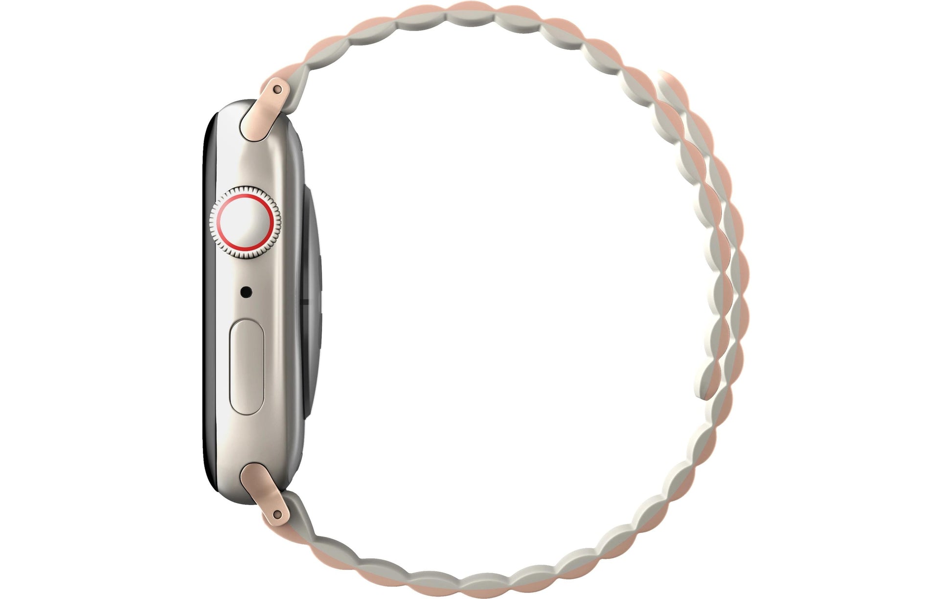 Uniq Revix – Armband – für Apple Watch (diverse Grössen), Pink, 130–210 mm, Silikon