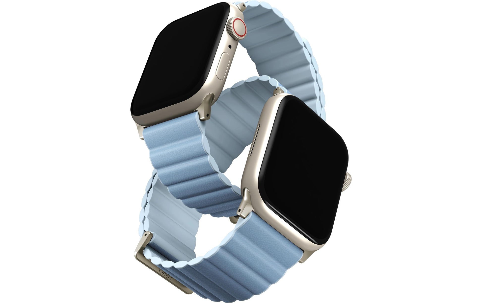 Uniq Revix Premium Edition – Armband – für Apple Watch 40/41/42 mm, Hellblau, Grösse 120–180 mm