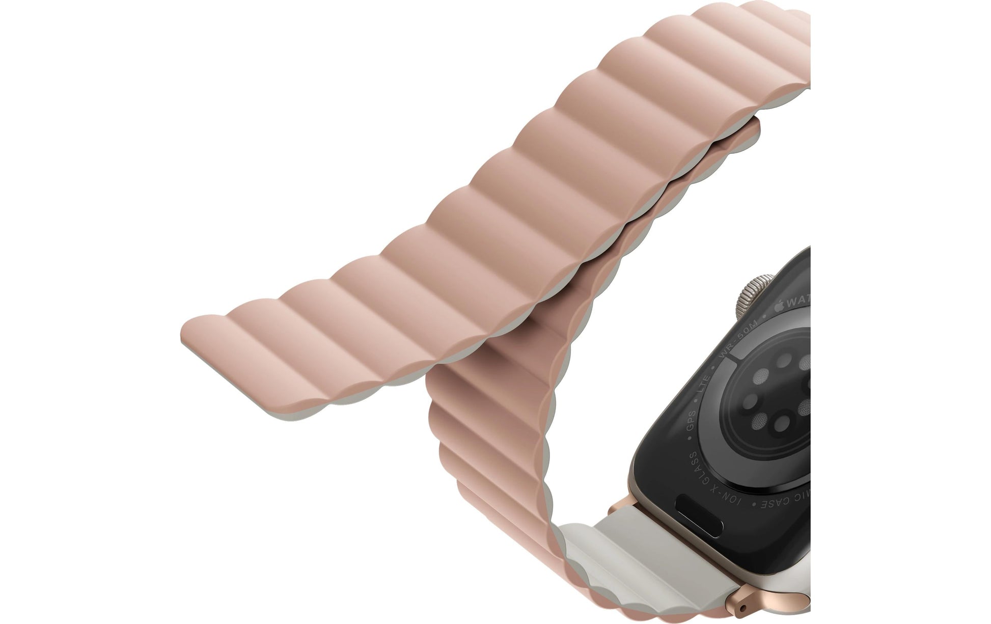 Uniq Revix – Armband – für Apple Watch (40/41/42 mm), Pink, Silikon
