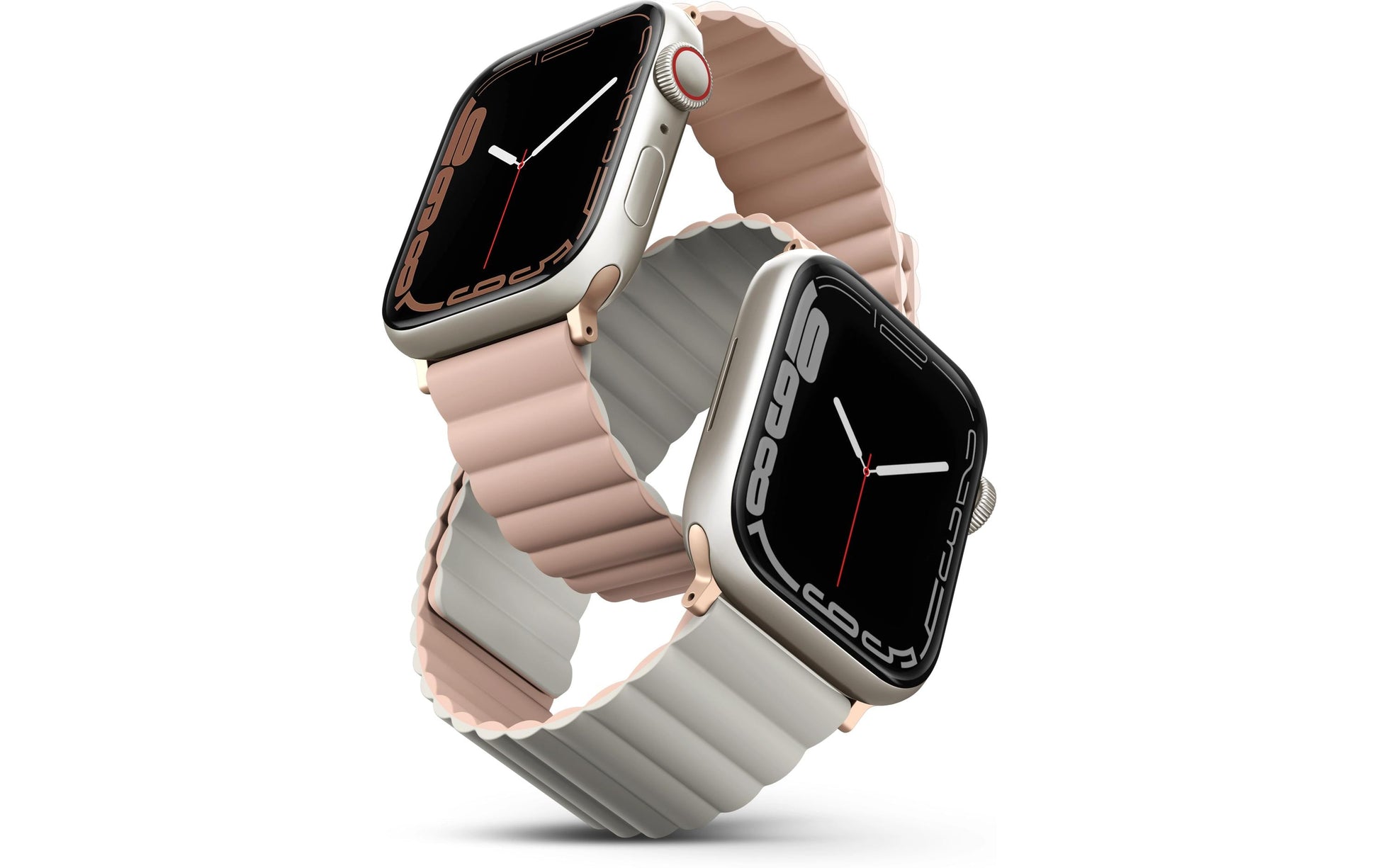 Uniq Revix – Armband – für Apple Watch (40/41/42 mm), Pink, Silikon