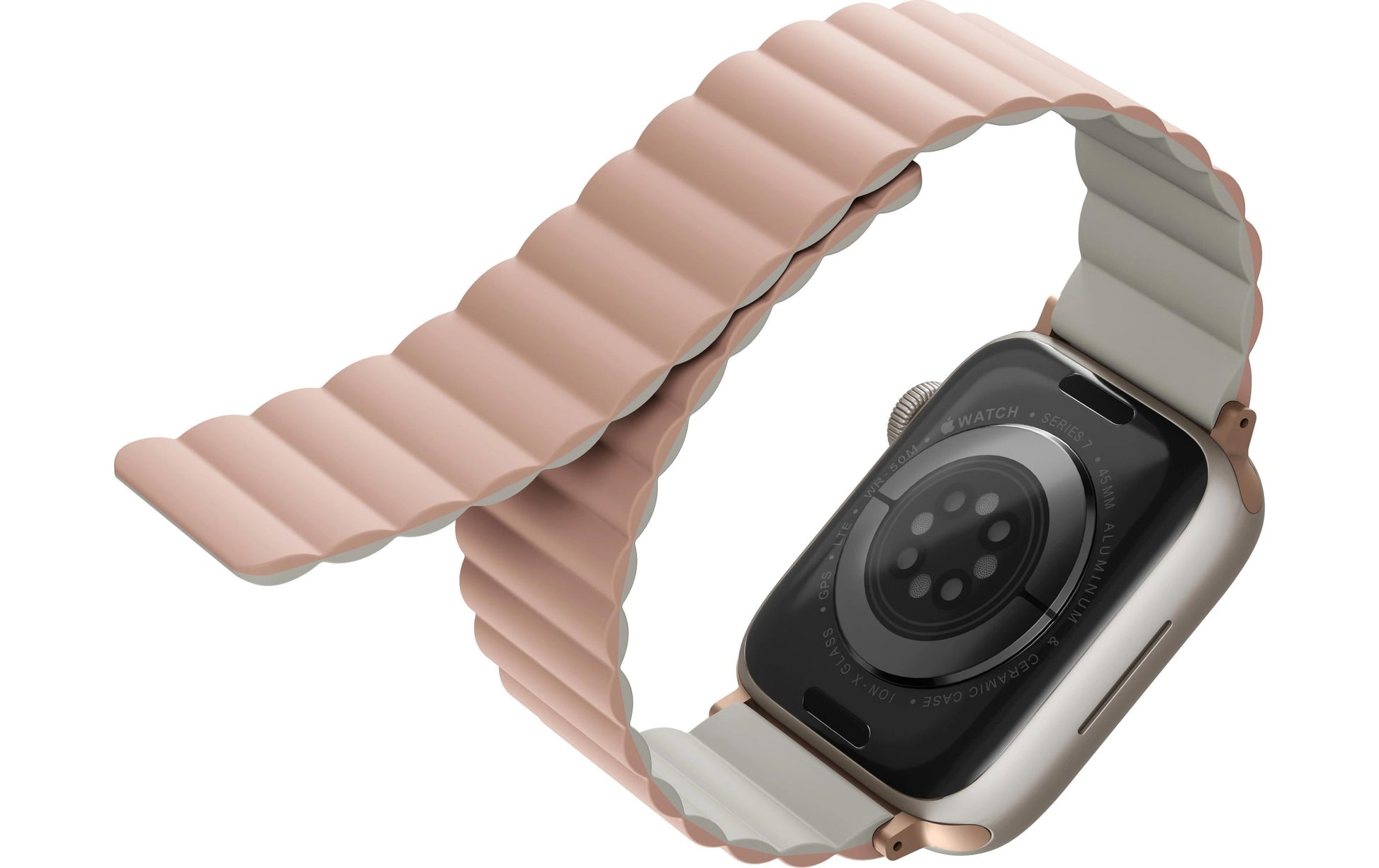 Uniq Revix – Armband – für Apple Watch (40/41/42 mm), Pink, Silikon