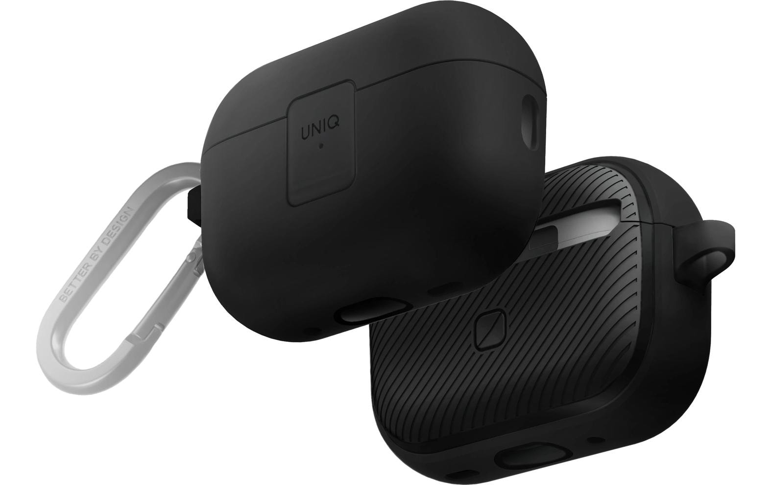 Uniq Clyde – Schutzhülle für AirPods Pro (2. Gen.), Schwarz