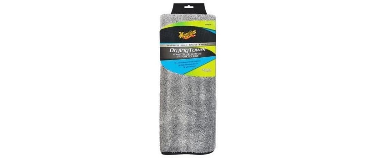Meguiar's Supreme Duo Twist Trockentuch – grau – 50 × 90 cm – Mikrofaser – 1 Stk.