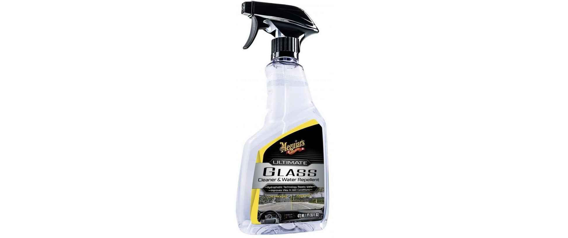 Meguiar's Ultimate Glass Glas-/Oberflächenreiniger für Glas – Spraydose – 473 ml