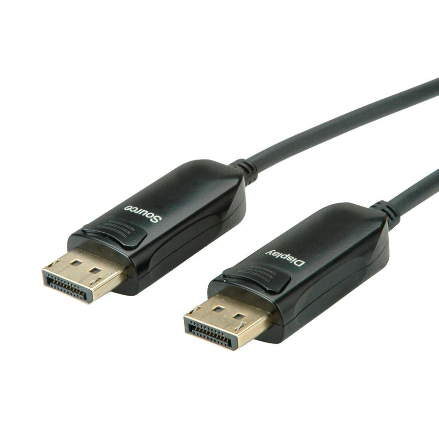 ROLINE DisplayPort Kabel DP 1.4 8K 60 Hz – 30 m – AOC, aktiv