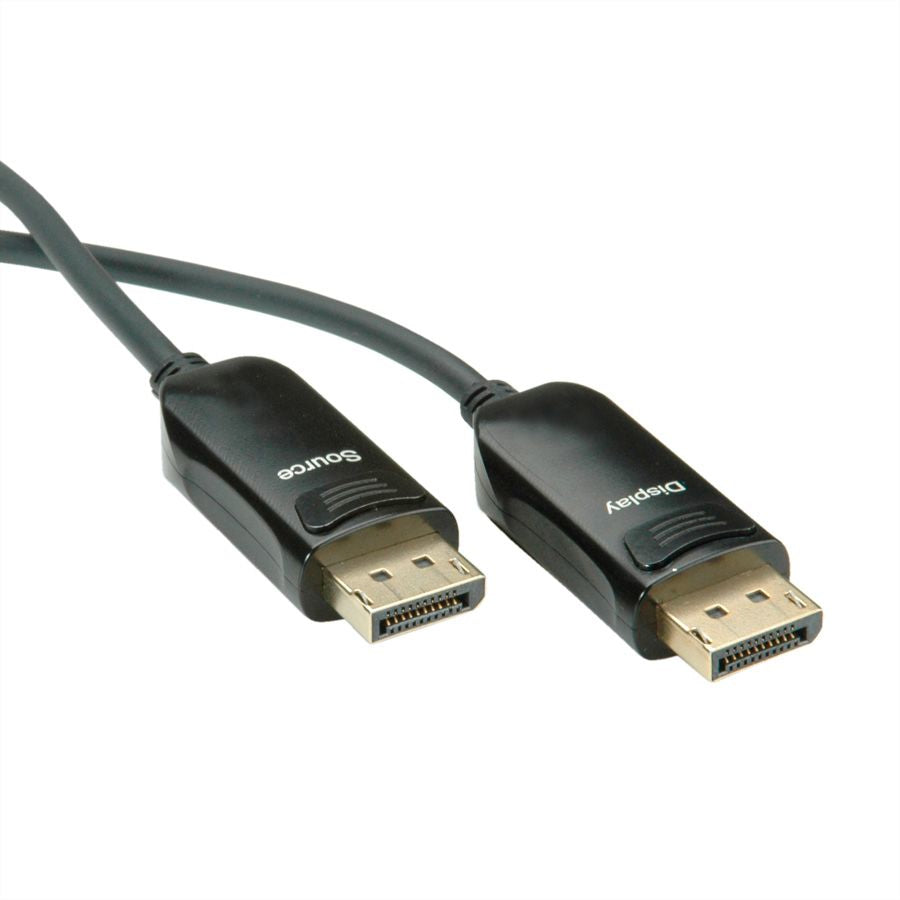 ROLINE DisplayPort Kabel DP 1.4 8K 60 Hz – 50 m – AOC, aktiv