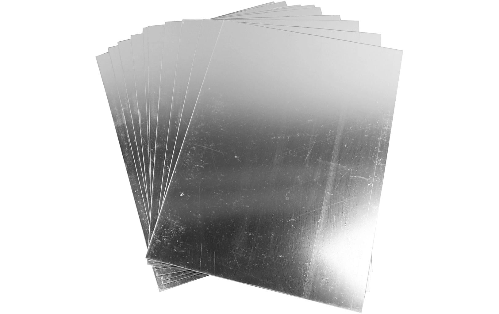 Creativ Company Bastelfolie, Plastik, Transparent, Entspiegelt, 11 × 29,5 cm, 1,1 mm, 79094