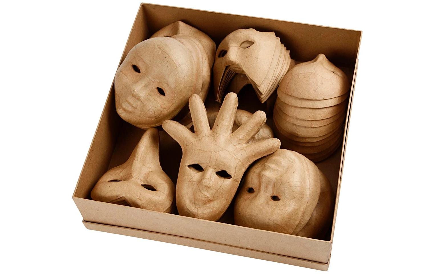 Creativ Company Papp-Maske – Braun
