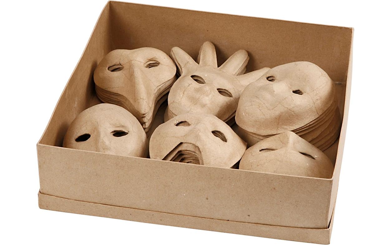 Creativ Company Papp-Maske – Braun