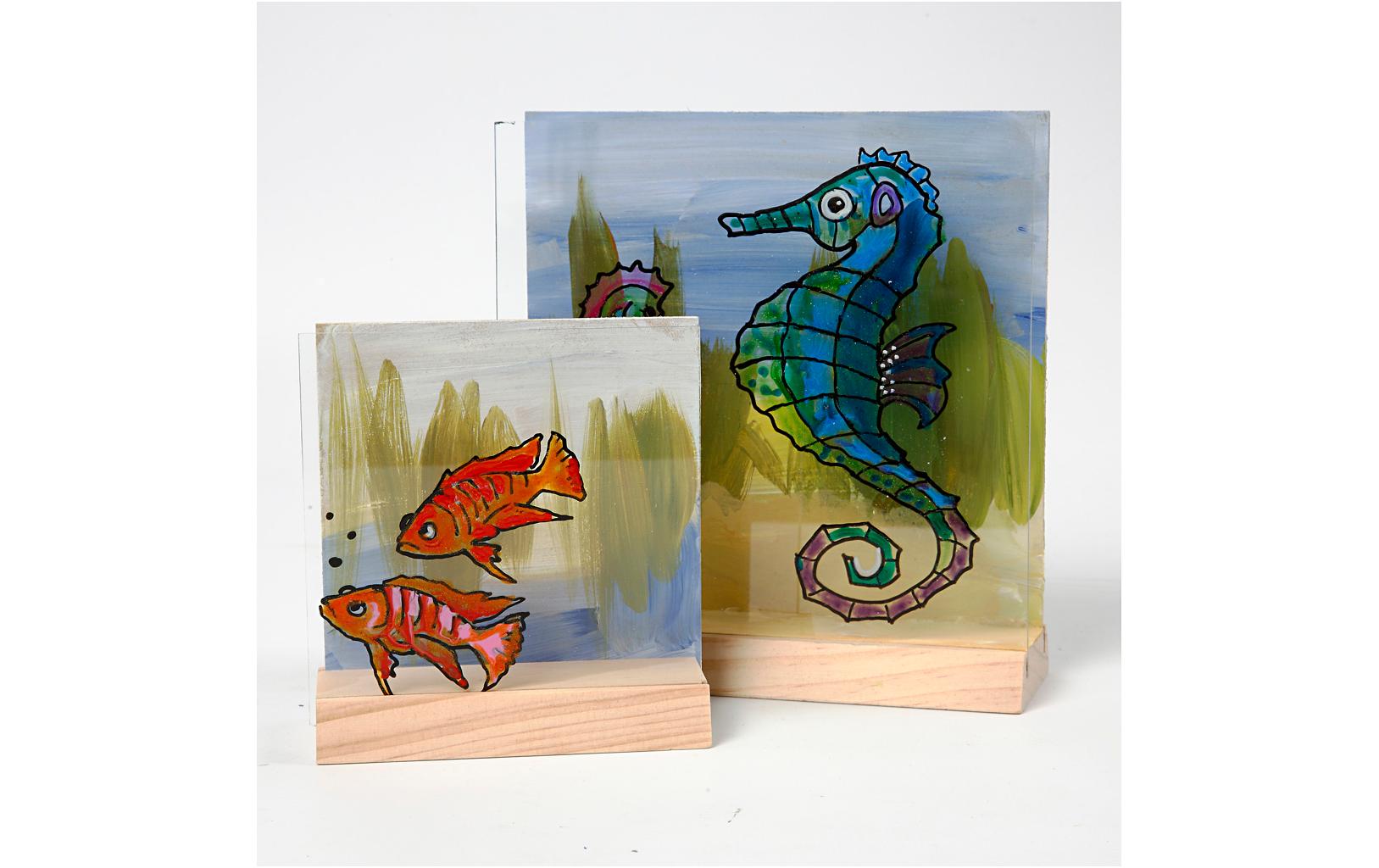 Creativ Company Bilderrahmen – für 15 × 15 cm – Glas & Holz, Braun