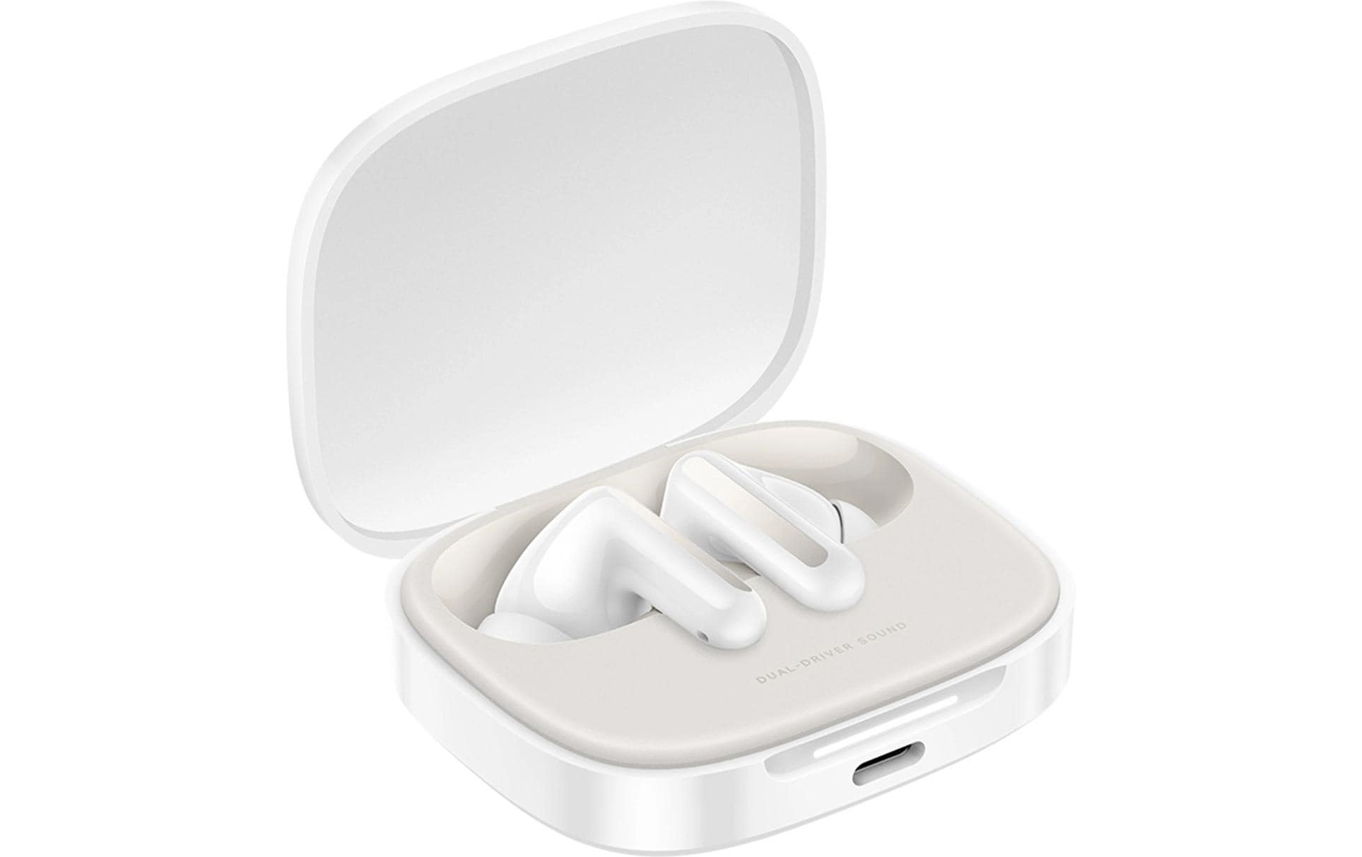 Xiaomi Redmi Buds 6 TWS In-Ear – ANC, mit Ladecase, Weiss, BT 5.4