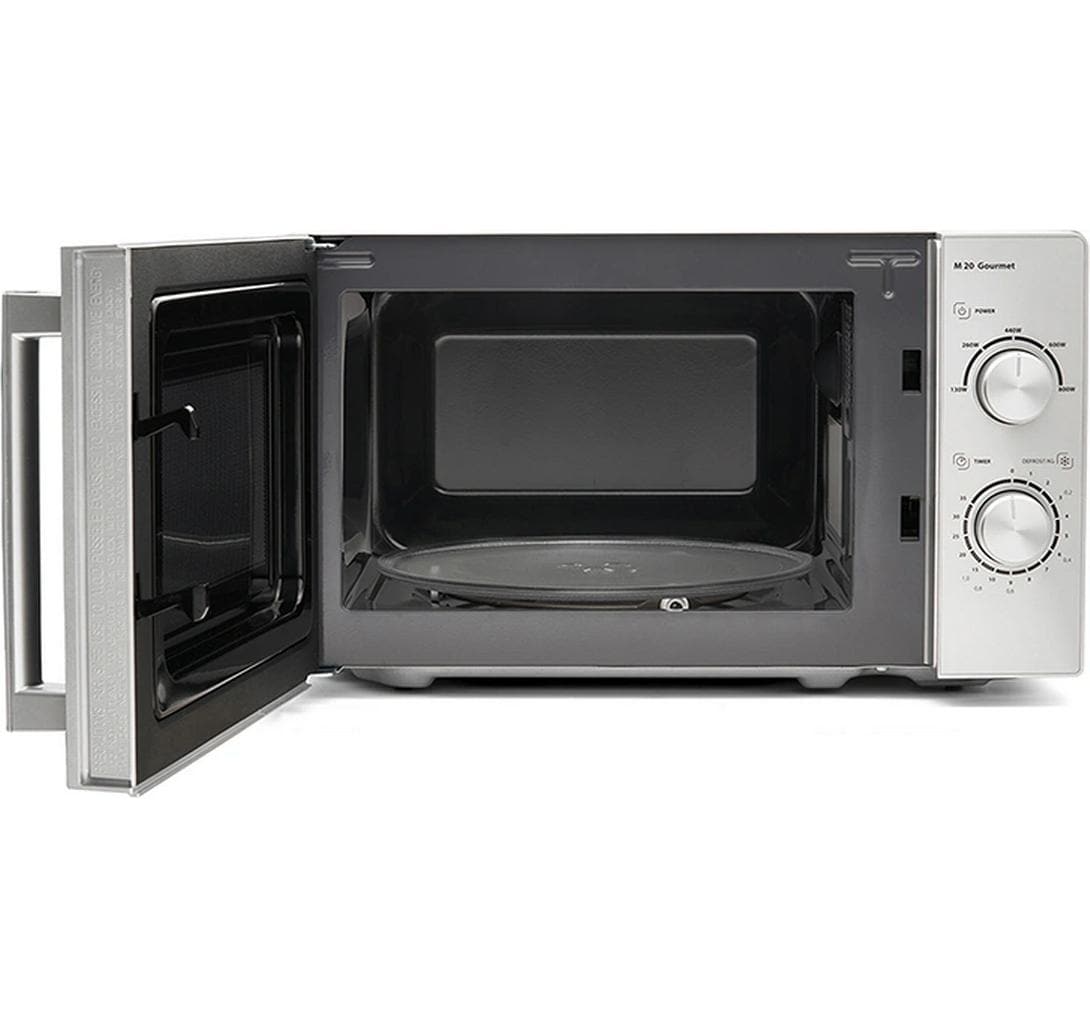 Caso Mikrowelle M20 Gourmet – 20 l, 800 W – schwarz/edelstahl