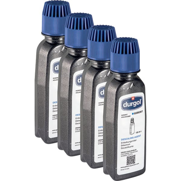 Geberit Entkalker für WC – Flüssigkeit, Flasche – 4×125 ml