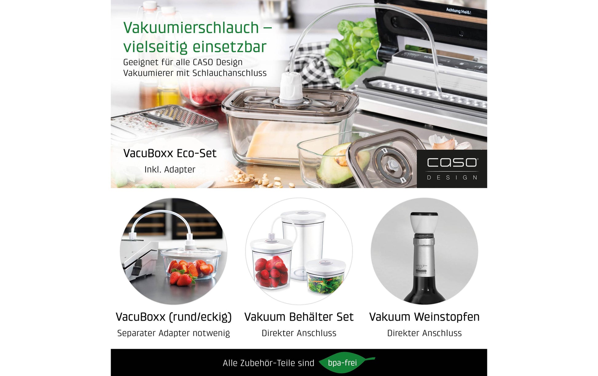 Caso VR 190 Vakuumierer – 9 l/min, 100 W