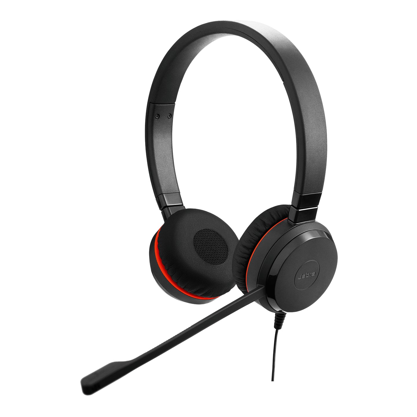 Jabra Evolve 20 – Duo Headset, On-Ear – USB-A, Mikrofon mit Rauschunterdrückung, Kabelbedienung – schwarz