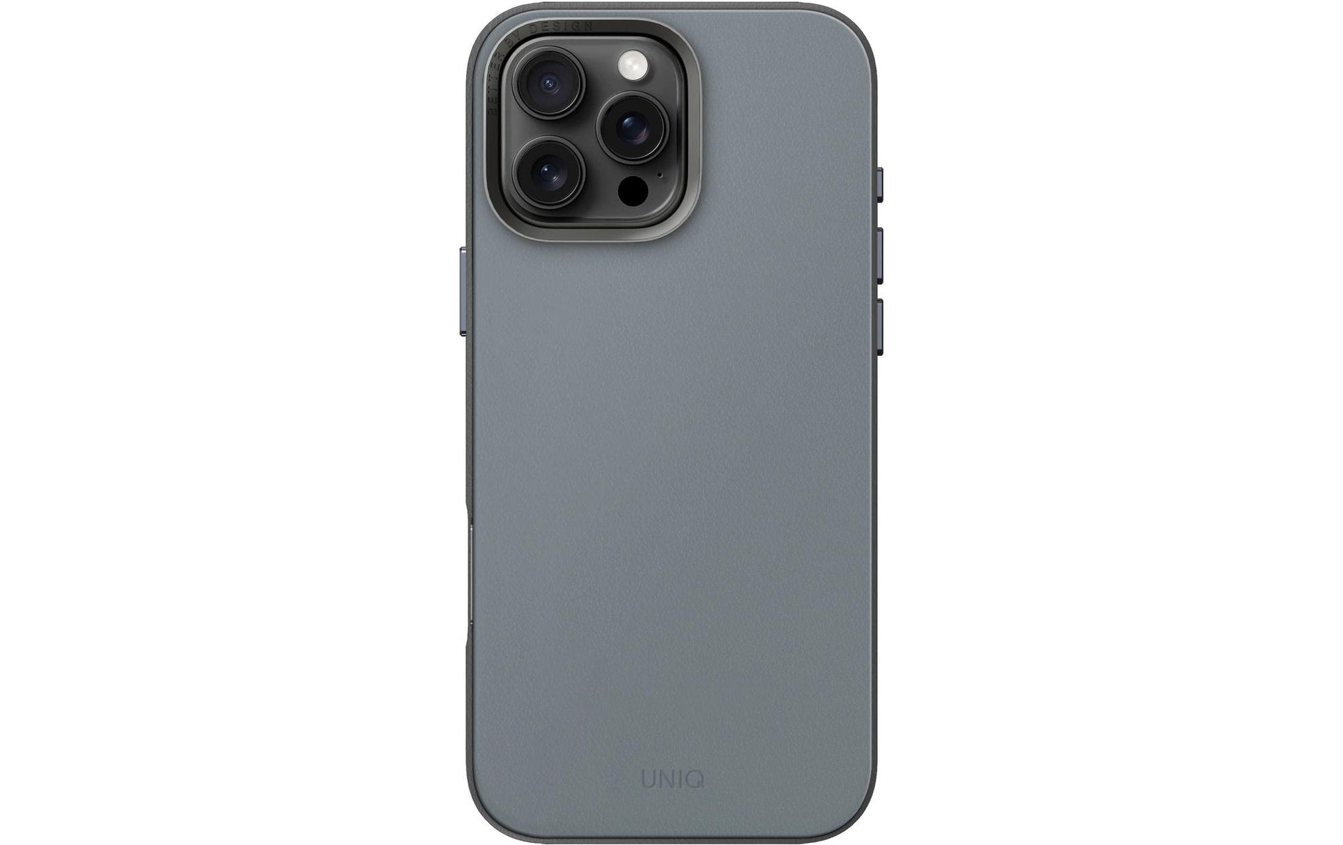 Uniq Backcover Lyden – für Apple iPhone 16 Pro Max – blau – Mikrofaser