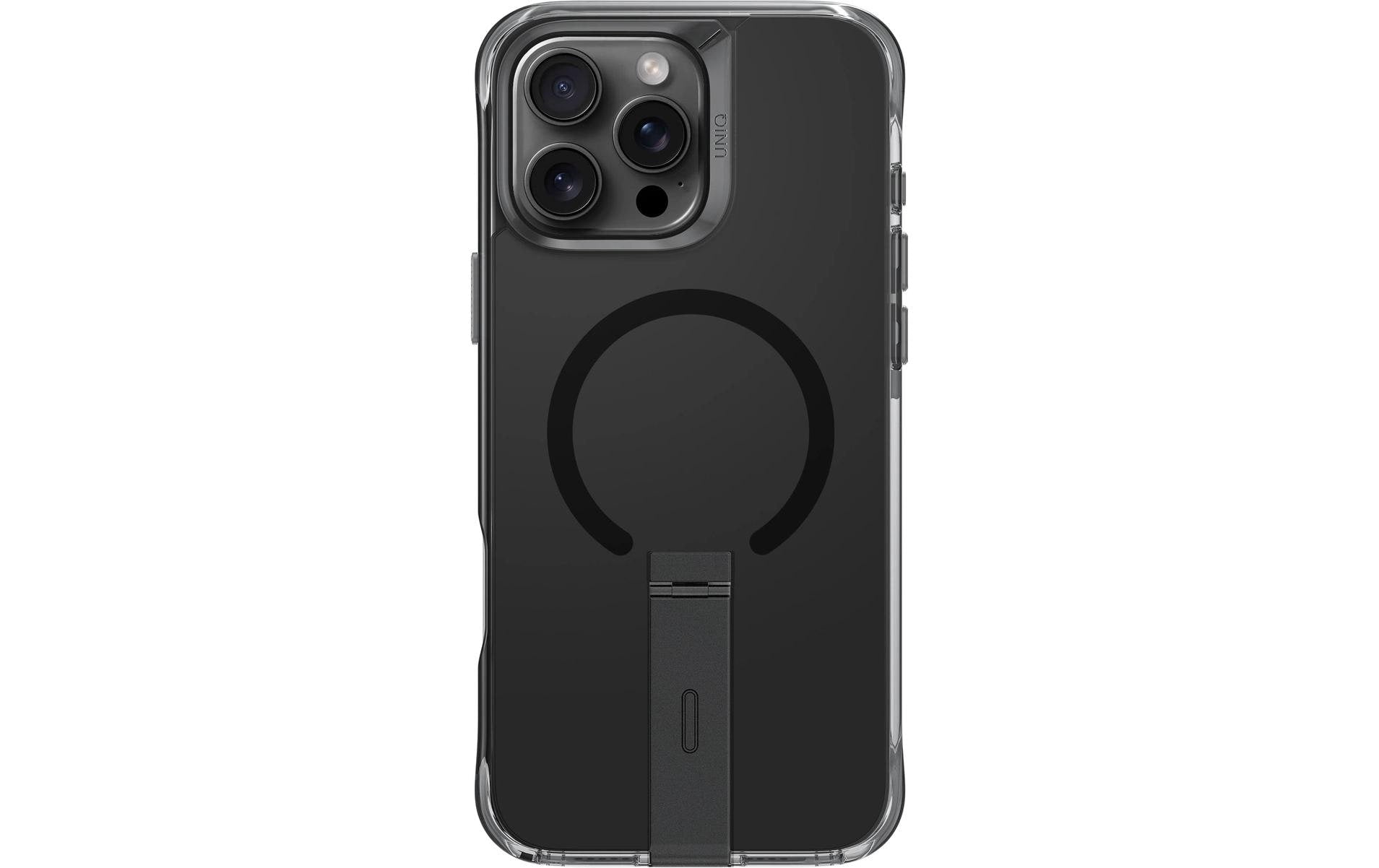 Uniq Backcover Eleva Hybrid – für Apple iPhone 16 Pro – schwarz – TPU/PC