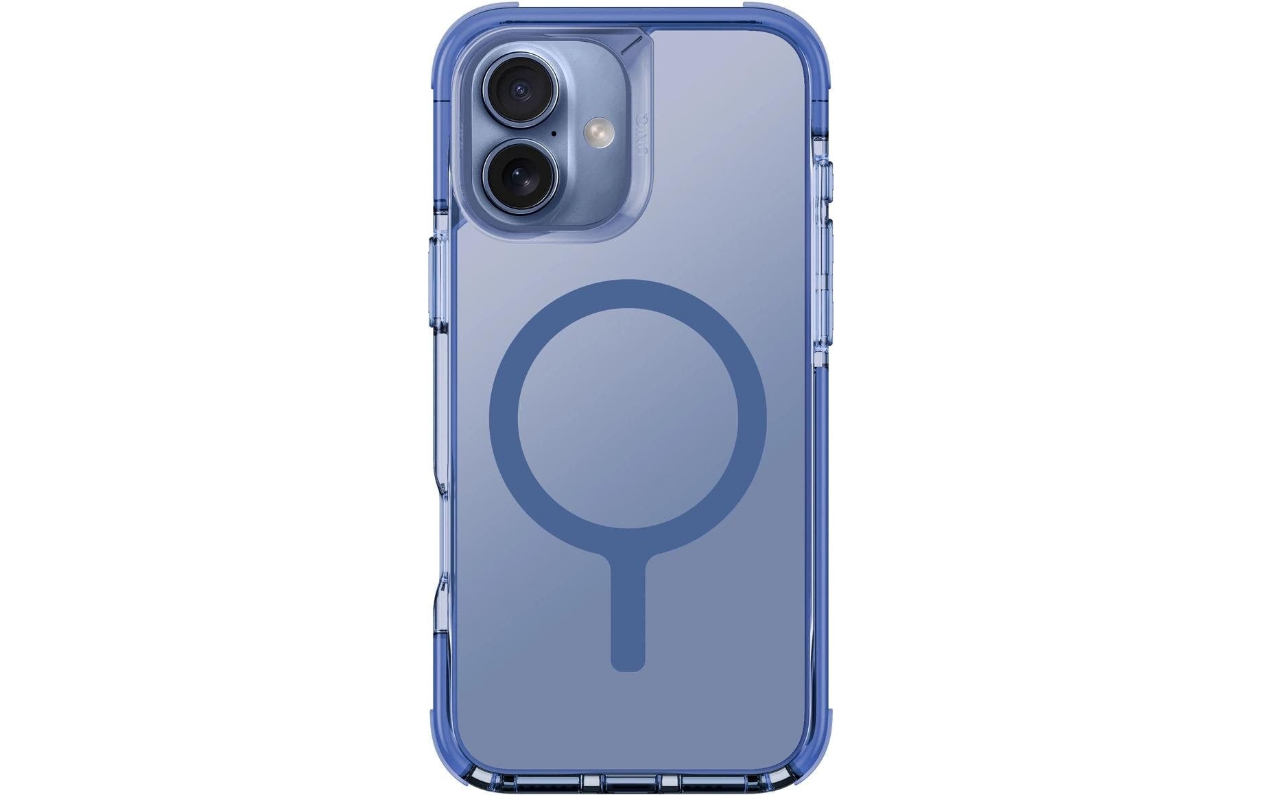Uniq Backcover Combat Hybrid – für Apple iPhone 16 – Perlblau – TPU