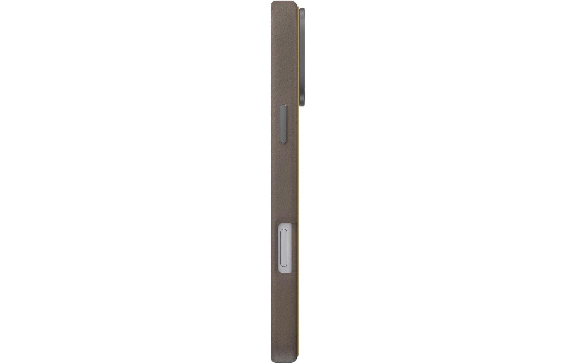 Uniq Backcover Lyden DS – für Apple iPhone 16 Pro – gelb – Kunstleder