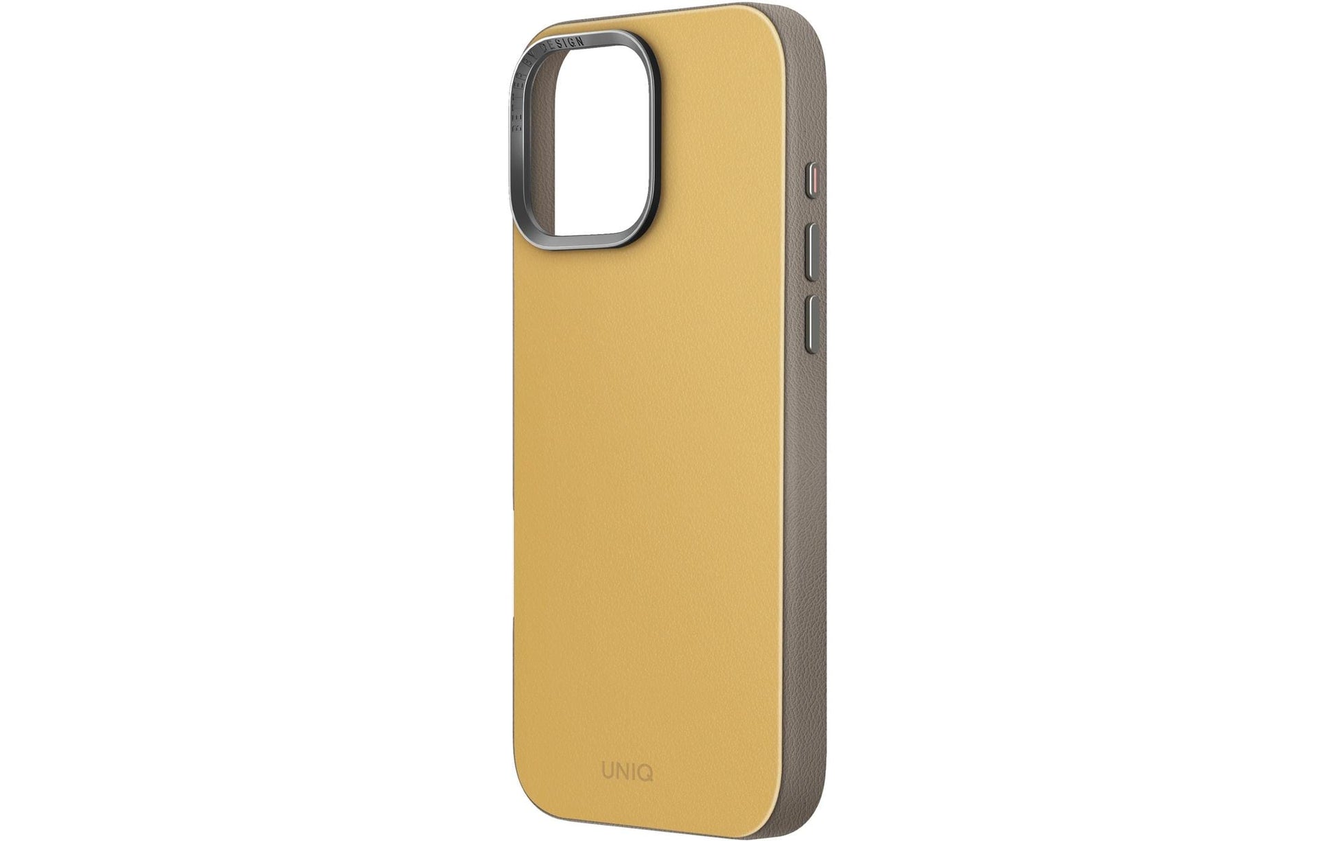 Uniq Backcover Lyden DS – für Apple iPhone 16 Pro – gelb – Kunstleder