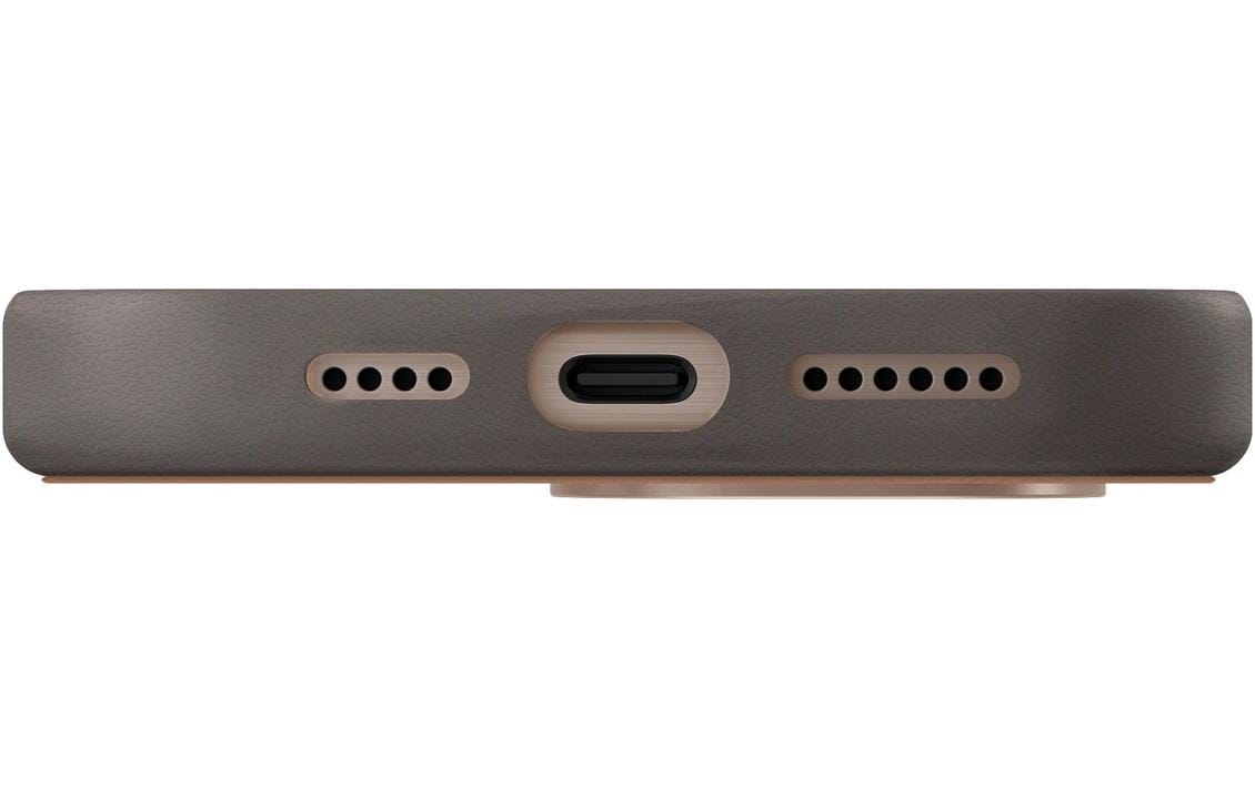 Uniq Backcover Lyden DS – für Apple iPhone 16 Pro – Karamell – Mikrofaser