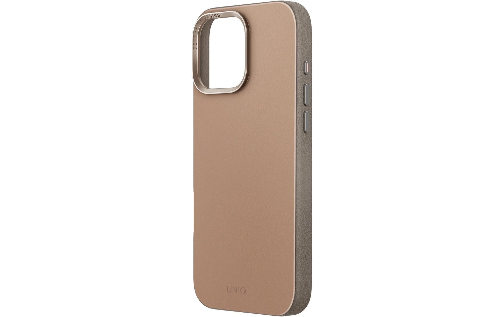 Uniq Backcover Lyden – für Apple iPhone 16 Pro Max – beige – Kunstleder