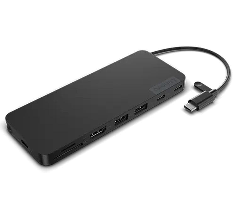 Lenovo 4X11N40212 Multiport-Adapter – USB-C, 1× HDMI, 2× USB-A, 2× USB-C, 65 W PD, für Windows/Mac/Linux