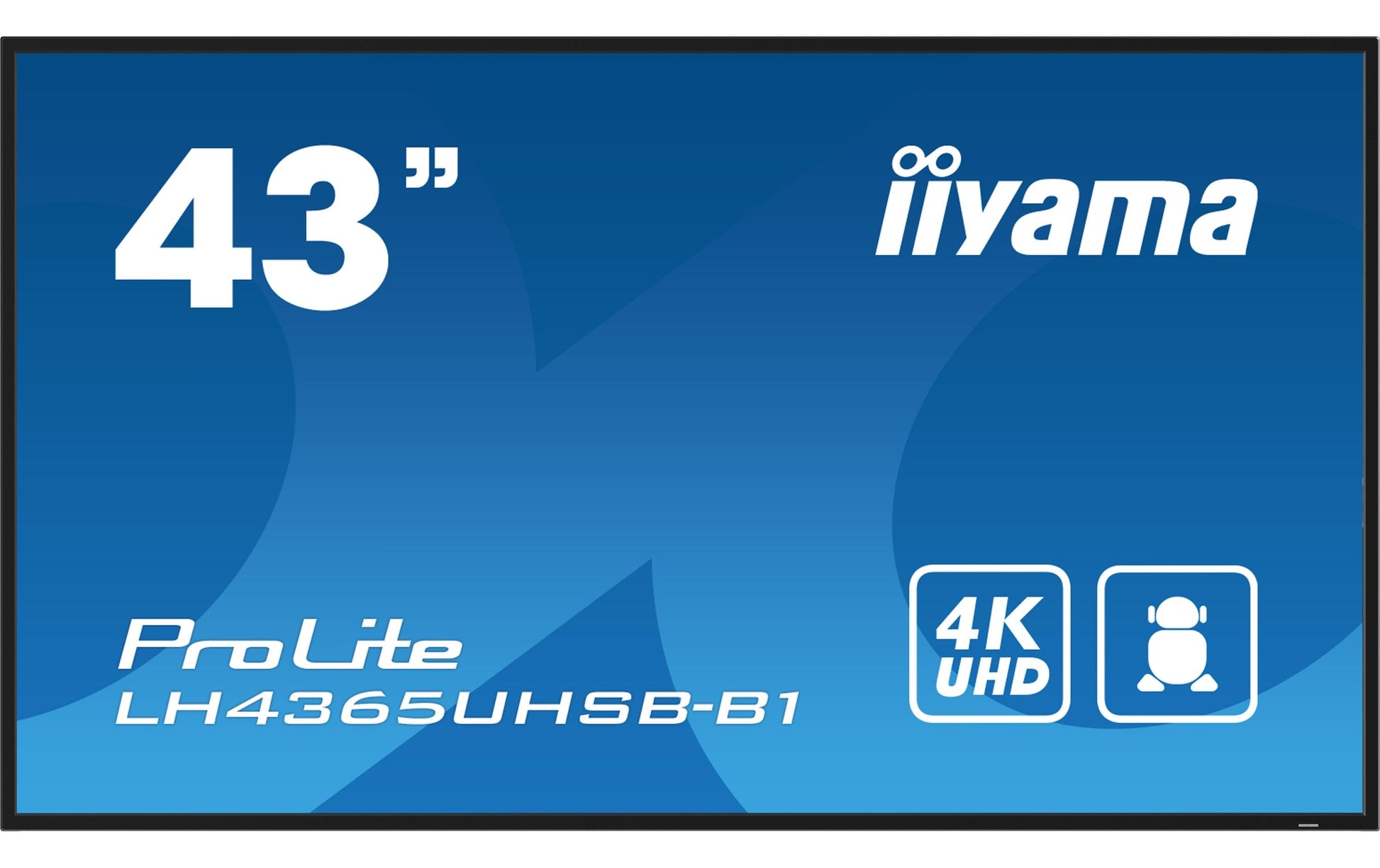 iiyama LH4365UHSB-B1 – 43" 4K Signage-Display, Android 11, 800 cd/m², 24/7