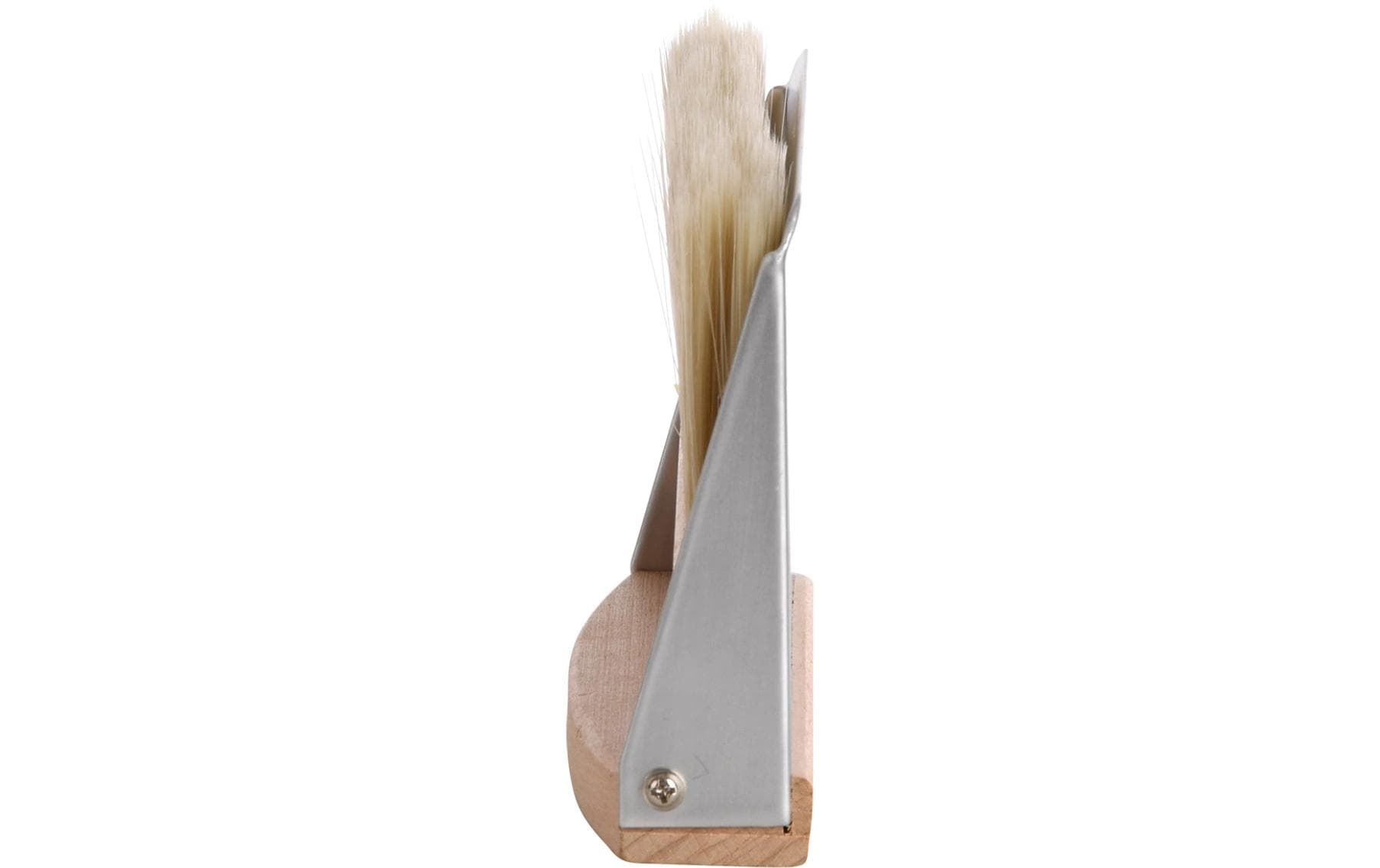 Esschert Design Kehrgarnitur GT183 – 15,8×11,3×4,1 cm, Buche/Stahl/PBT/Wolle, natur, 2-teilig