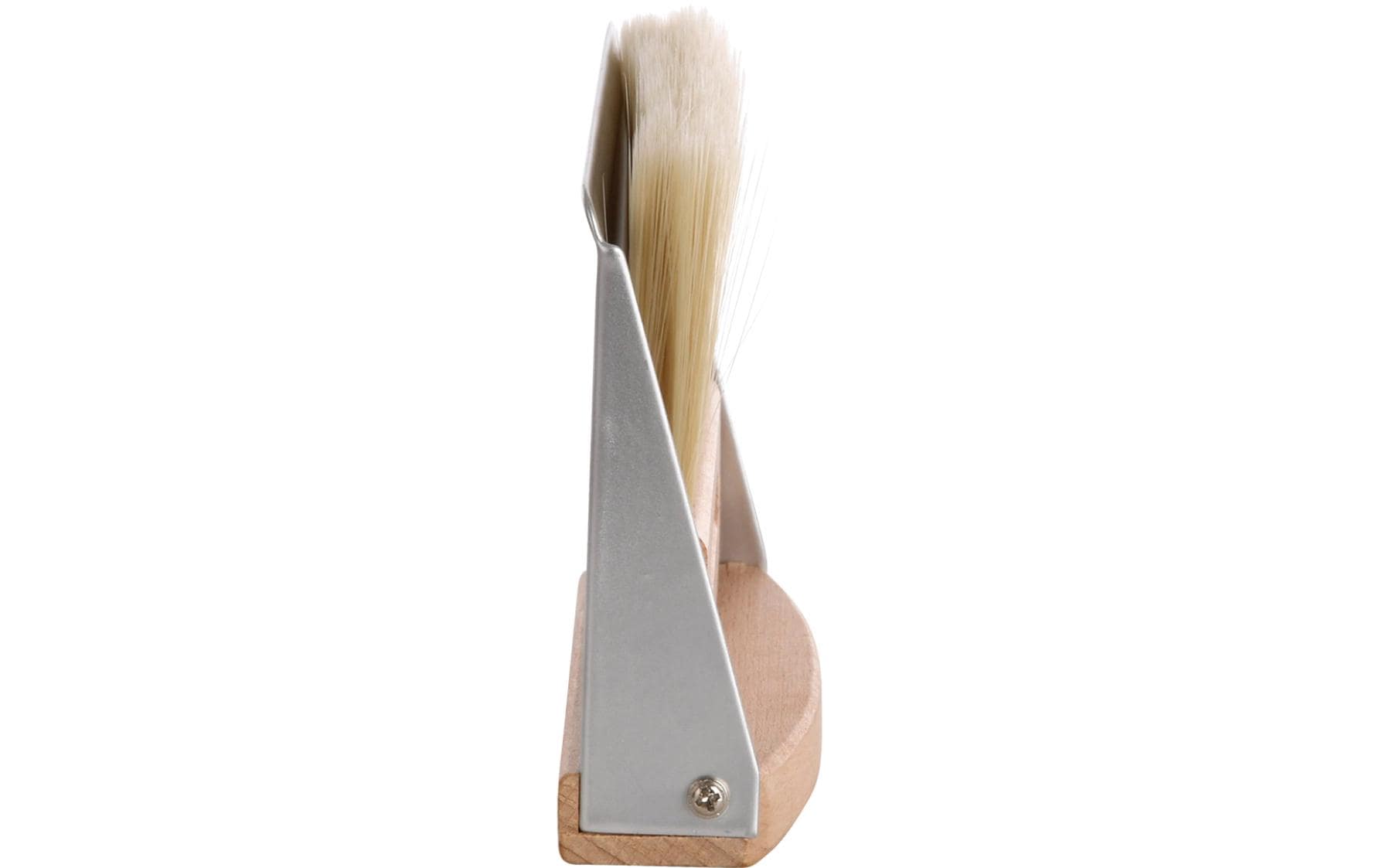 Esschert Design Kehrgarnitur GT183 – 15,8×11,3×4,1 cm, Buche/Stahl/PBT/Wolle, natur, 2-teilig
