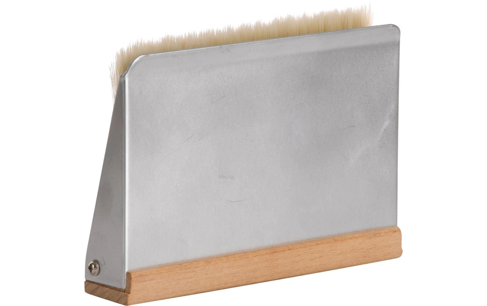 Esschert Design Kehrgarnitur GT183 – 15,8×11,3×4,1 cm, Buche/Stahl/PBT/Wolle, natur, 2-teilig