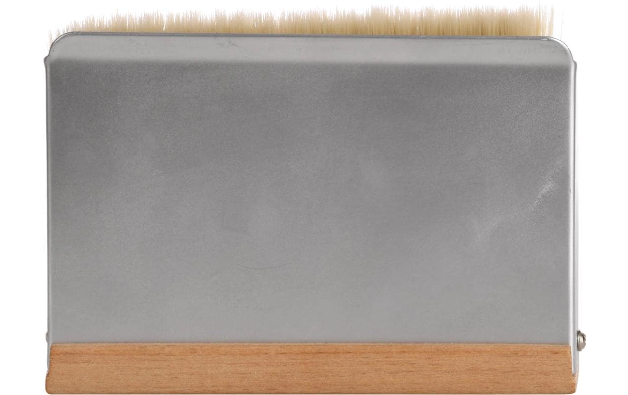 Esschert Design Kehrgarnitur GT183 – 15,8×11,3×4,1 cm, Buche/Stahl/PBT/Wolle, natur, 2-teilig