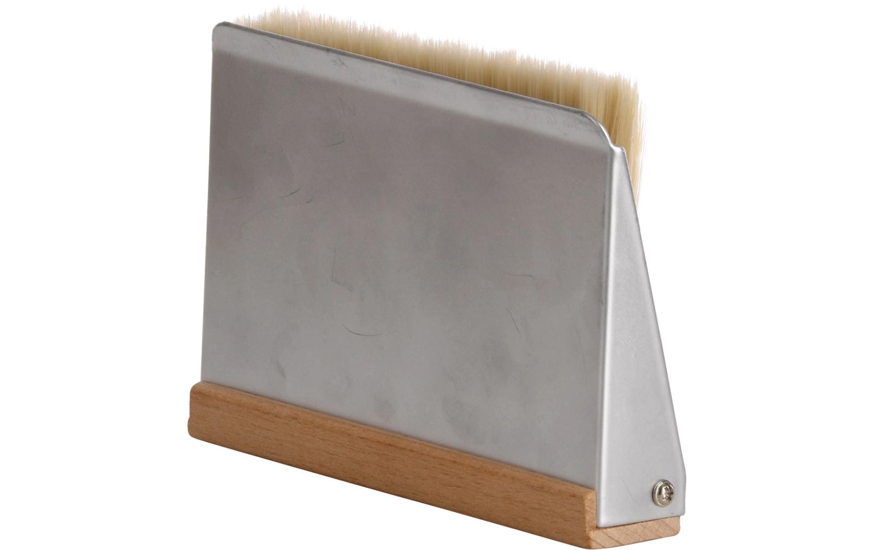 Esschert Design Kehrgarnitur GT183 – 15,8×11,3×4,1 cm, Buche/Stahl/PBT/Wolle, natur, 2-teilig