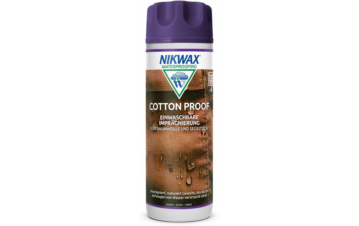 Nikwax Cotton Proof Imprägnierung – für Baumwolle – Flüssigkeit – 300 ml