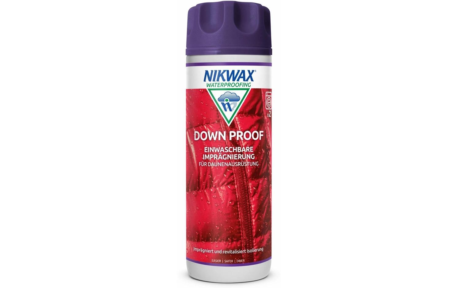 Nikwax Imprägnierung für Daunen Wash-In – 300 ml – biologisch abbaubar