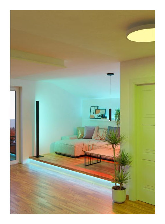 EGLO Pendelleuchte BALAMORTA-Z – Ø 5,5 × 110 cm, 500 lm, 3,7 W, 2700–6500 K, dimmbar, für ZigBee 3.0