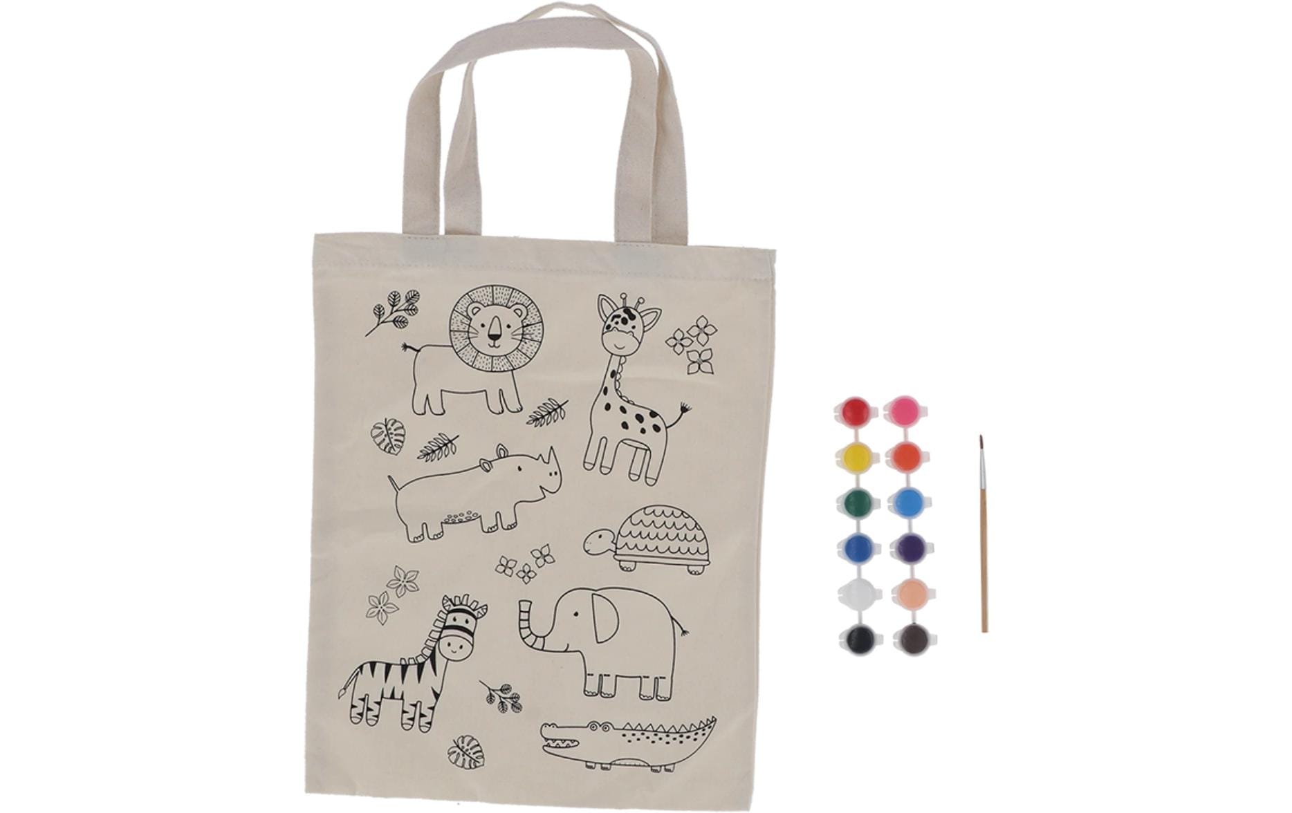 Esschert Design Stofftasche, Polyester, Polypropylen, Beige, 290×365×50 mm