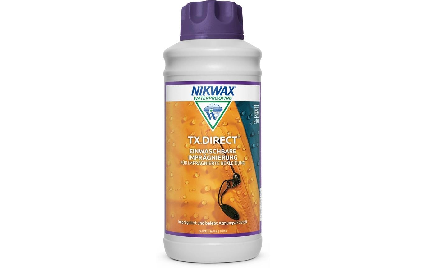 Nikwax Imprägnierung für Funktionsbekleidung/Membran TX.Direct Wash-In – 1 l – biologisch abbaubar
