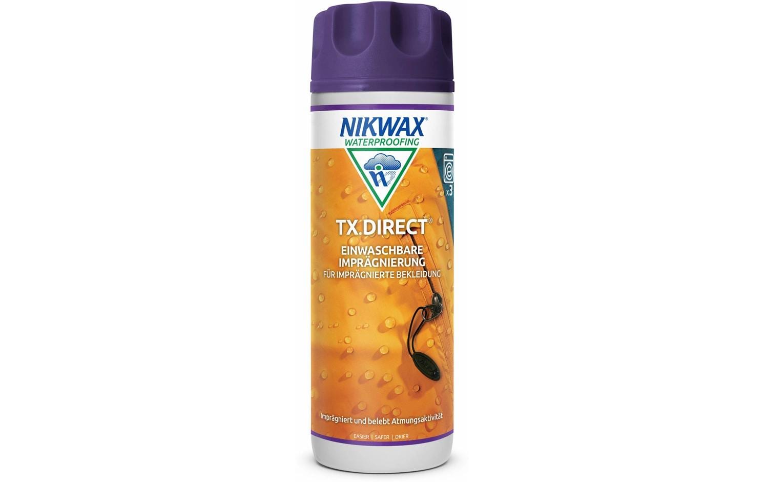 Nikwax Imprägnierung für Funktionsbekleidung/Membran – 300 ml – biologisch abbaubar