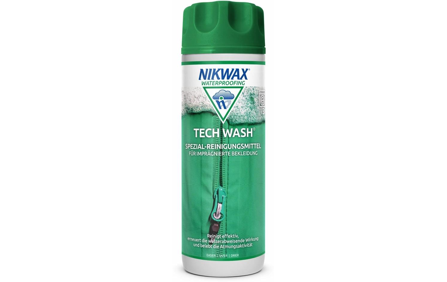 Nikwax Spezialwaschmittel für Kunstfasern & Maschinenwäsche – flüssig – 300 ml – biologisch abbaubar