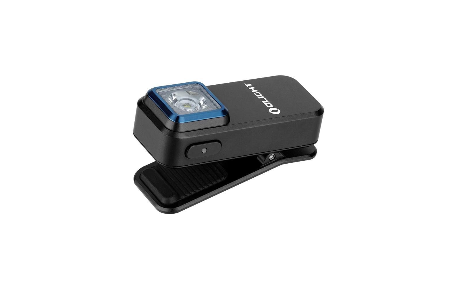 Olight Oclip Taschenlampe – 70 lm, 60 m, 280 mAh Akku, Laufzeit 1–14 h – Schwarz